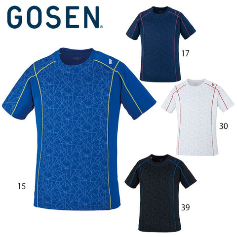 GOSEN shirt T2006 black/royal blue/navy/white