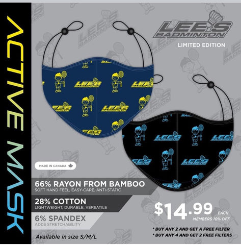 Lee’s Badminton Active Masks